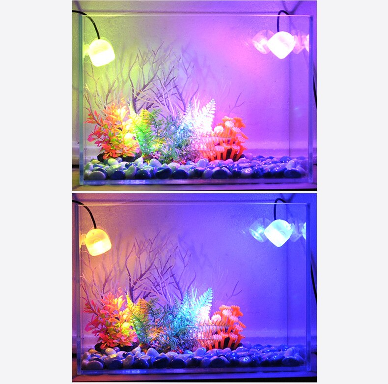 Indoor Led Onderwater Lamp Waterdichte Led Aquarium Light Voor Coral Reef Fish Tank Dompelpompen Aquarium Licht Spot Lamp In Water