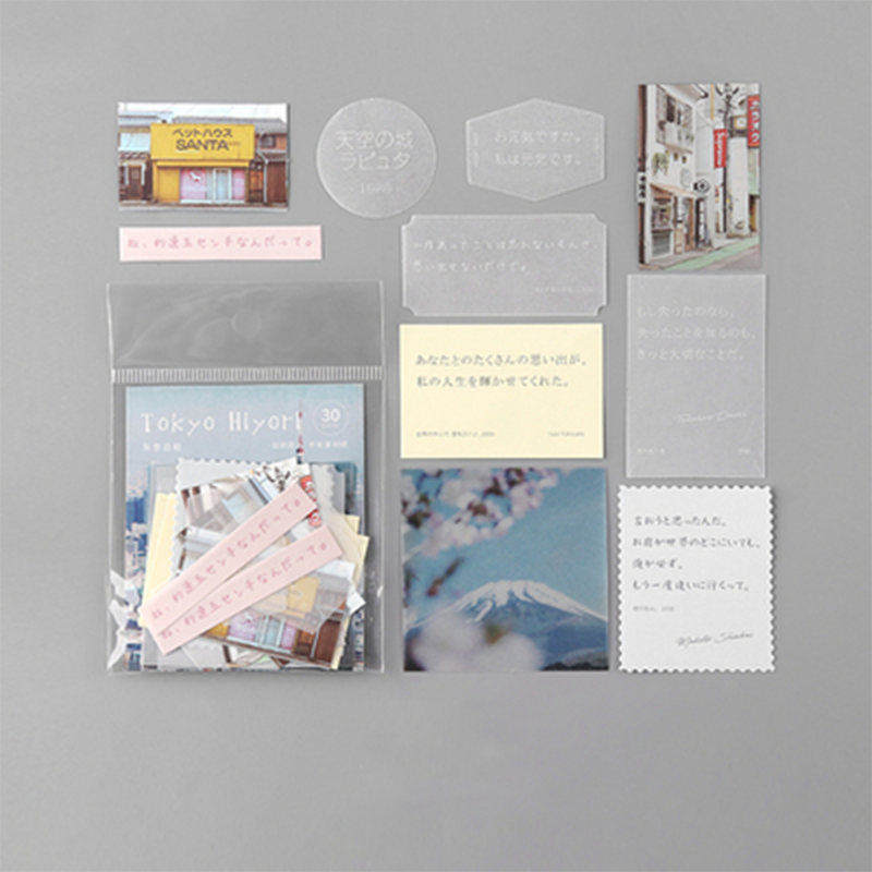 Vanyi 30 kpl/ instagram kraft kortti bullet journaling scrapbooking eurooppalainen maisema materiaali paperi tuoreet sanat lomokorttien teko: C