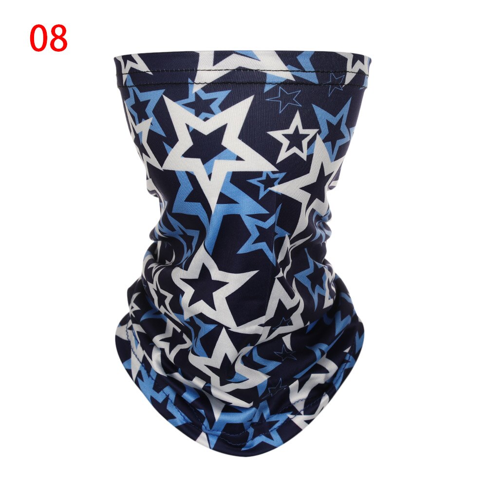 Enfants élastique Anti-UV tête visage cou guêtre Tube anti-poussière Bandana écharpe demi visage foulards en plein air cyclisme accessoires: 8