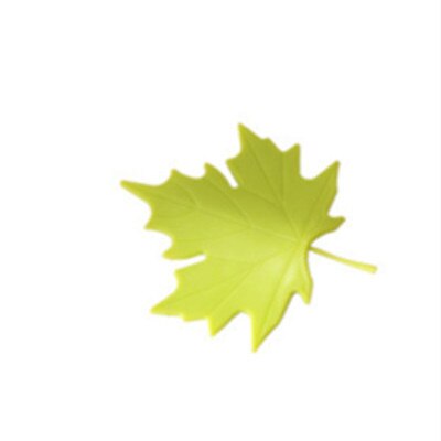 Practical Kid Baby Maple Leaf Shape Finger Safety Door Stopper Stops Protector Wedge Door Jam Catcher Block Home Decor: green