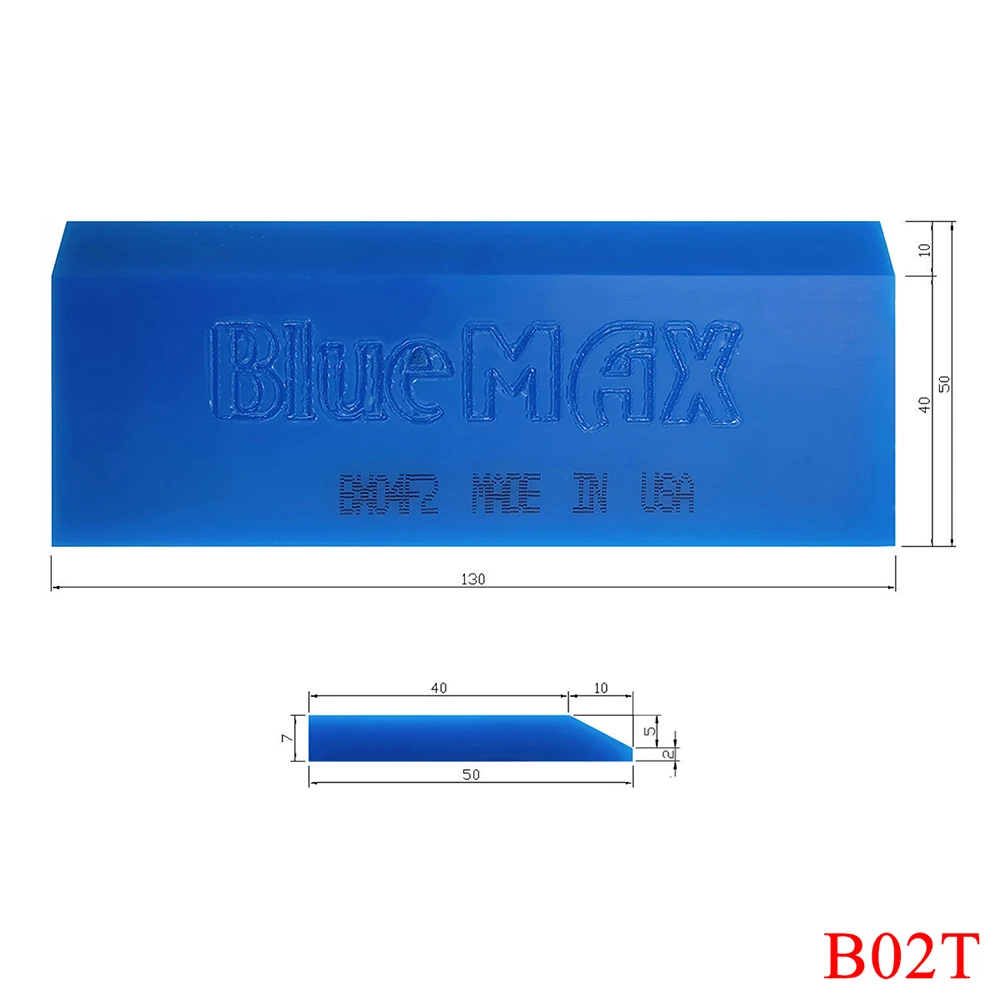 3PCS BlueMax Ersatz Gummi Klinge Für Schaber Griff Carbon Vinyl Film Verpackung Rakel Fenster Tönung Glas Wasser Schnee Schaufel B07