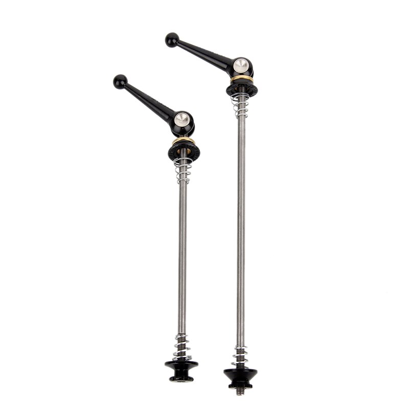 Bicicletta Aste E Sganci Rapidi 1 coppia Ultraleggero in Titanio Della Bicicletta del Rilascio Rapido centro Aste E Sganci Rapidi per MTB Della Bici Della Strada: nero