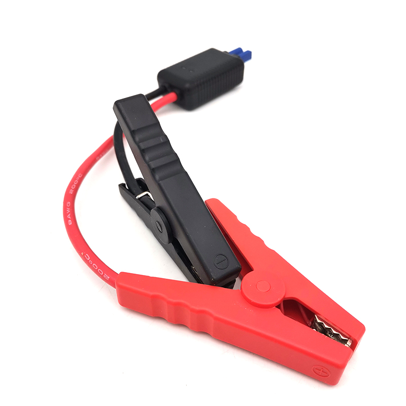Universal 12V Smart LED Lead Cable Battery Alligator Clamp Clip Emergency Indicator For Car Jump Starter Short-Circuit Protectio