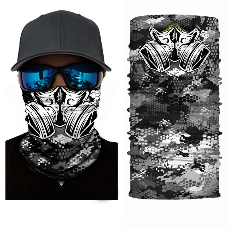 Atmungs Hals Schal Motorrad Radfahren Bandanas Multifunktions Nahtlose Magie Nacken Rohr Förderung: Grün