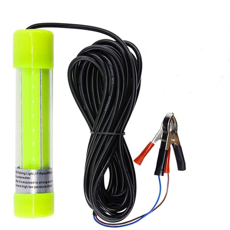 12V vert lampe LED pour la pêche attirant les poissons sous-marine LED nuit leurres lampes pour bateaux quais outils de pêche