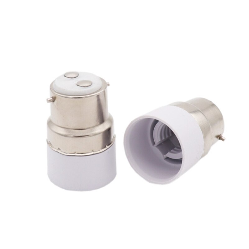 Led lyspære socket  b22 to e14 adapter led lampe pære sokkel holder omformer brannsikkert materiale for hjemmet