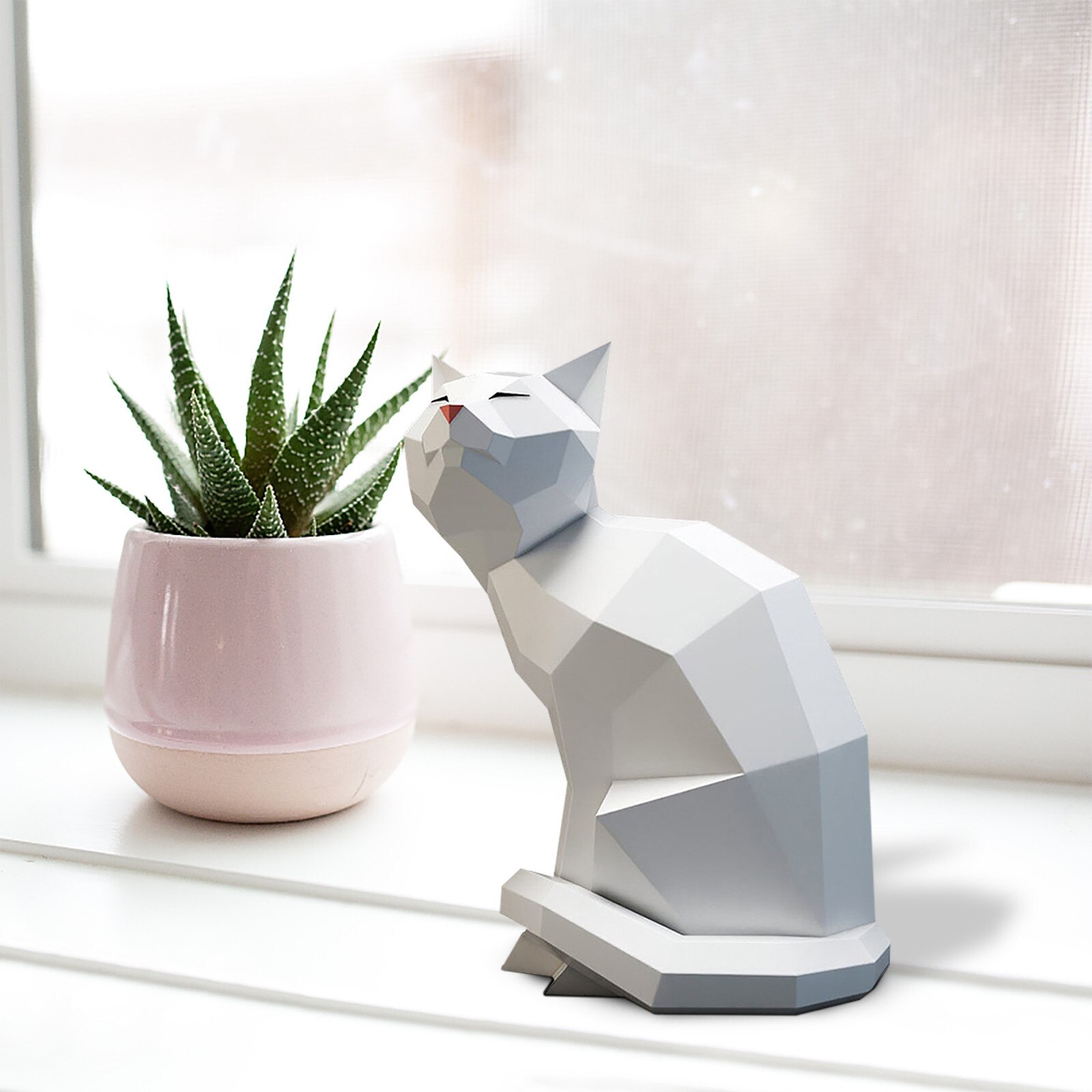 Diy 3DModel Wall Decoration Manual Hanging Wall Decoration Animal Papercraft Model Hanging Home Decorative