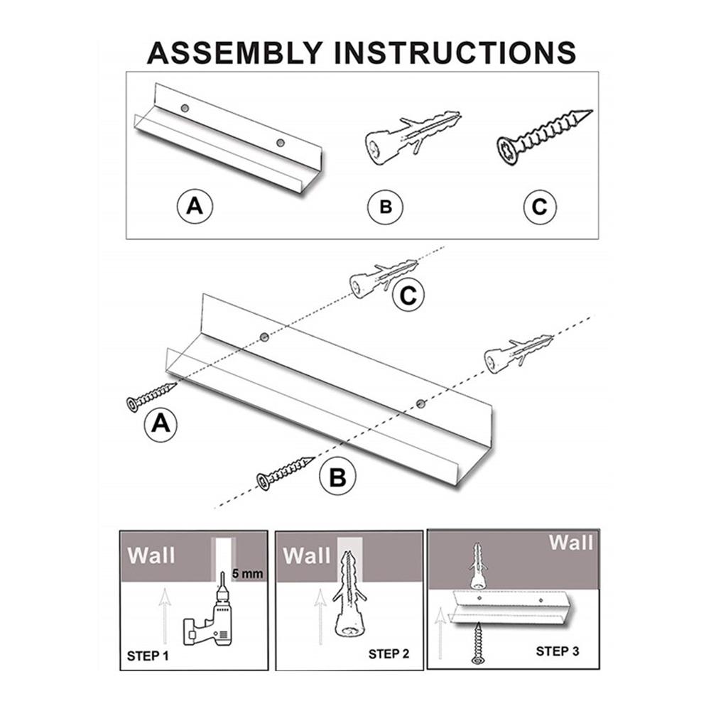 Home Office Boek Opslag Rack Foto Verzamelen Acryl Muur Drijvende Plank Invisible Clear Badkamer Opslag Plank Display Organizer