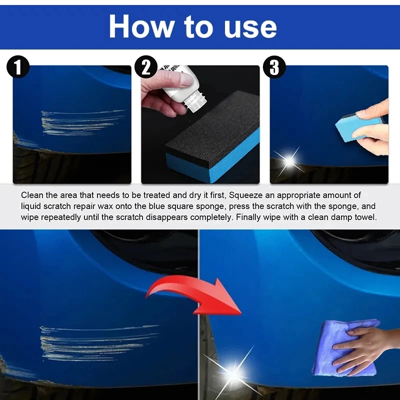 Auto Kras Remover Verf Care Tools Auto Swirl Remover Krassen Reparatie Polijsten Auto Body Slijpen Compound Anti Kras Wax