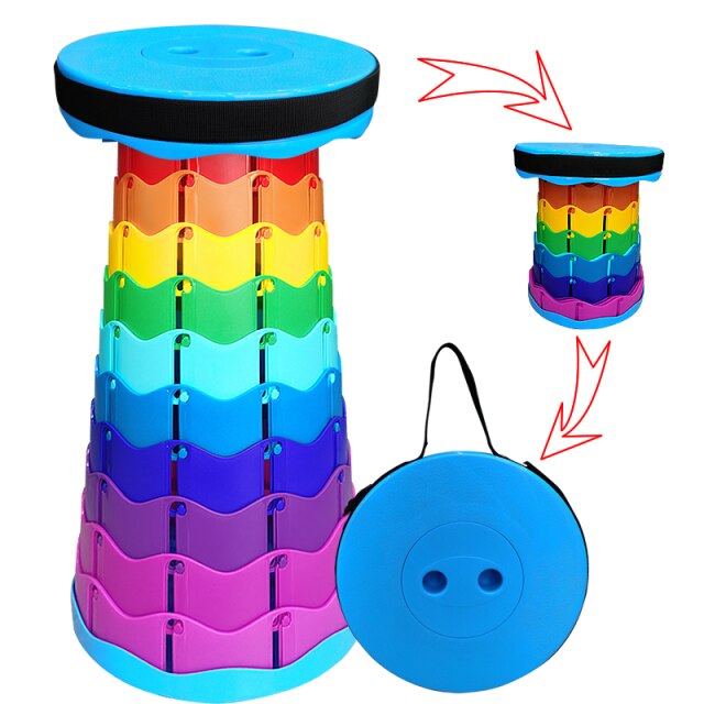 Chaise de pêche ultralégère Portable, tabouret pliable, pour activités en plein air, métro, Train, voyage, pique-nique, Camping: 05