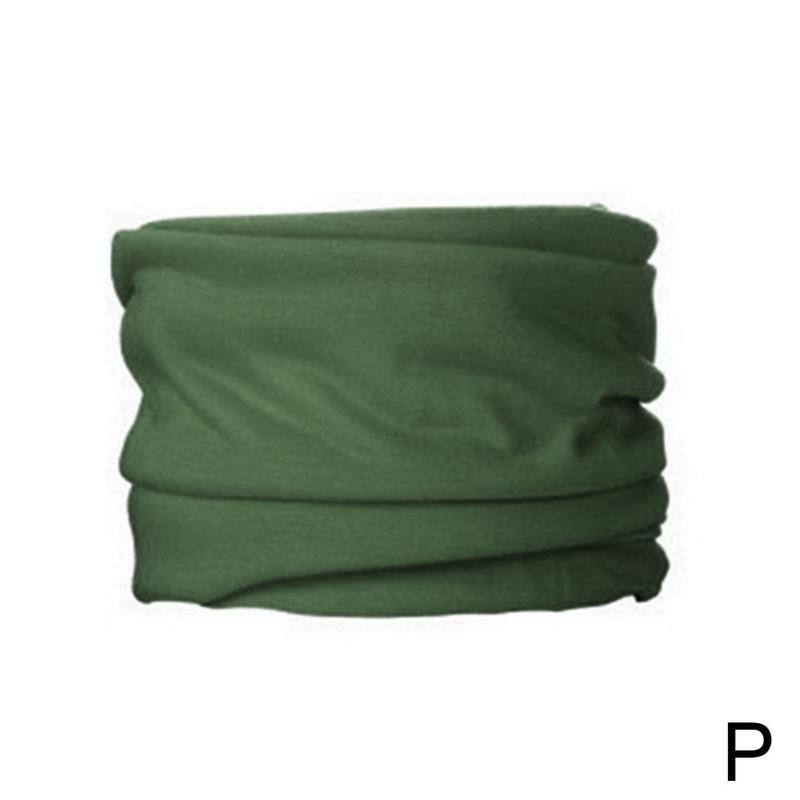 Seide Schal Unisex Magie Schal Outdoor Sport Fahrrad Bandanas Balaclava Wärmer Rohr Stirnband Radfahren Neck Schal Reiten Bike J4C0: green1