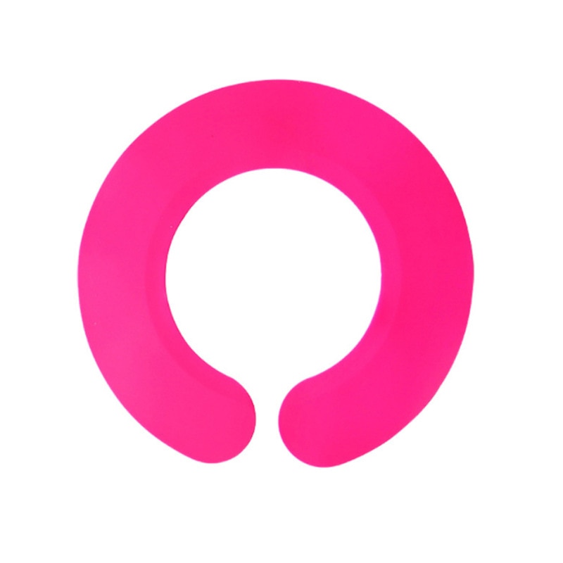 Stylist Snijden Kraag Siliconen Haar Verven Sjaal Waterdichte Hals Cape Wrap Cover Kapper Kappers Haarkleuring Accessoires kappers benodigdheden kappers cape kappers spullen kapmantel kapper kapers benodigheden mantel: Rose