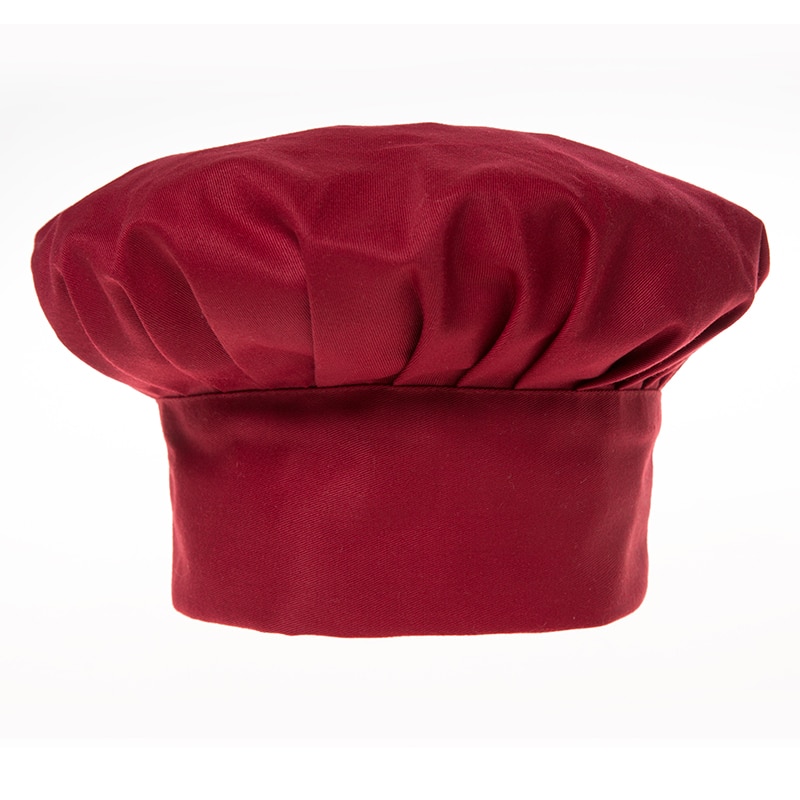 Sombrero de Chef para hombre y mujer, gorro de trabajo con forma de seta Blanca, para comida, fábrica, cocina, bebida, aceite