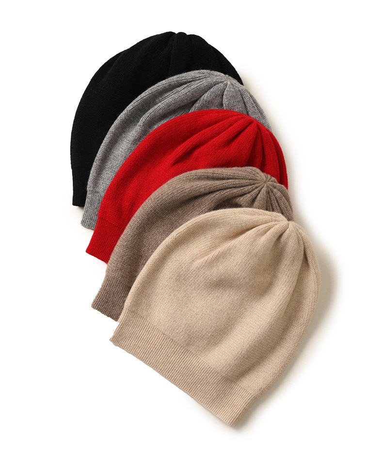 Naizaiga 100%  kashmir solid stickad dammössa varm mössa  ,sn315