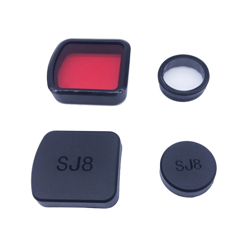 SJ8 Profi UV-Filter + Objektiv Abdeckung + Gehäbenutzen Fall Schutzhülle + tauchen Filter Für SJCAM SJ8 Profi / SJ8 Plus / SJ8 LUFT Kamera: Möglichkeit 1