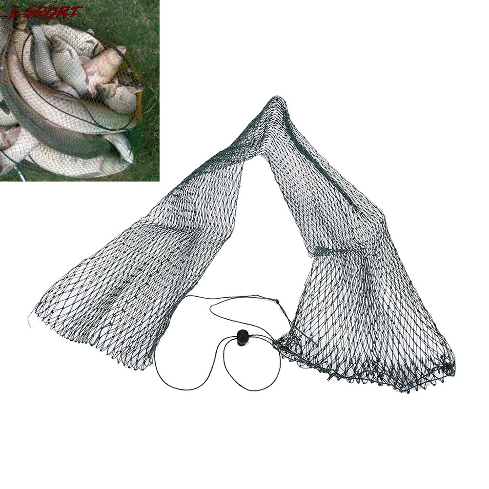 1Pc foldable fishing nets fish pot trap filet de peche rete pesca fish drying nylon-fishing-net creels