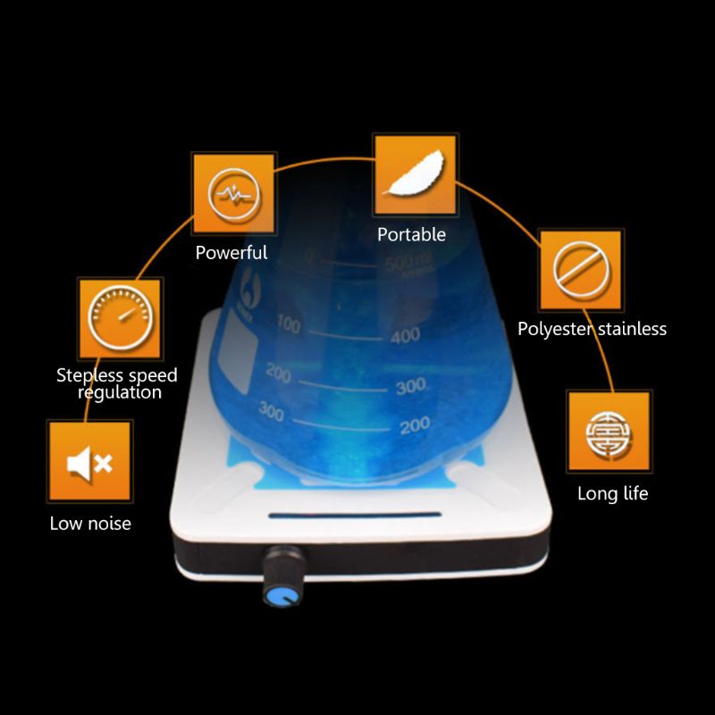 220v kjemisk laboratorium magnetisk rører blander 1000ml rører blender maskin 0-2500r/ min mini shaker speed