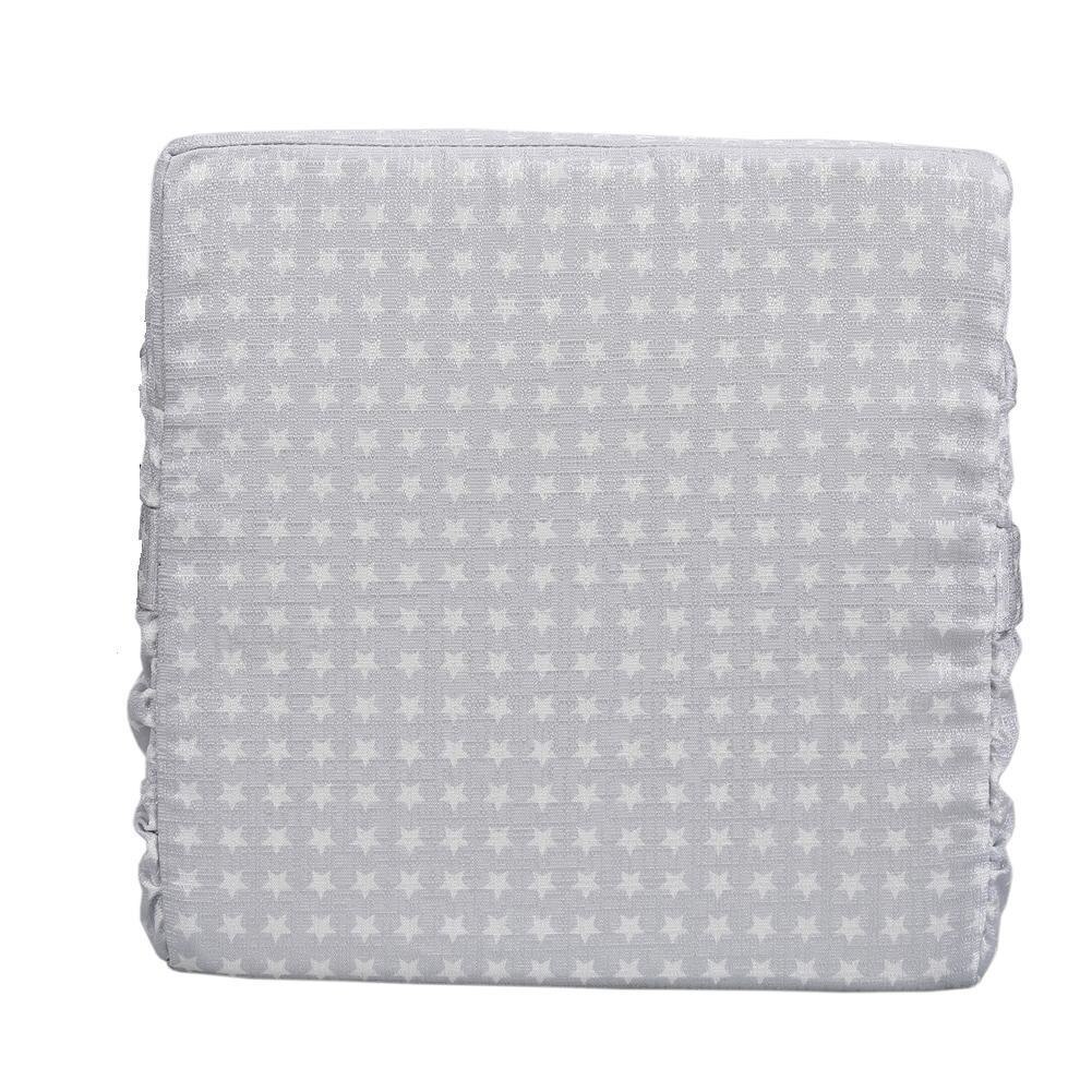 Cojín plegable de comedor portátil para niños, silla aumentada, ajustable, extraíble, sillas de refuerzo: Silver
