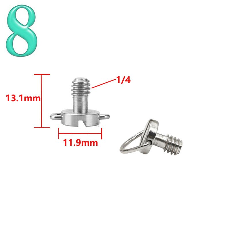 1/4" to 3/8" Male to Female Thread Screw Mount Adapter Tripod Plate Screw mount for Camera Flash Tripod Light Stand: 8