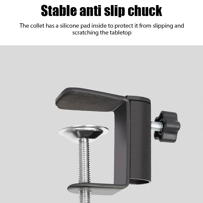 Ausziehbare Aufnahme Mikrofon Halfter Aufhängung Ausleger Scheren Arm Ständer Unterstützung mit Mikrofon Clip Tisch Montage Klemme Mikrofon Halterung