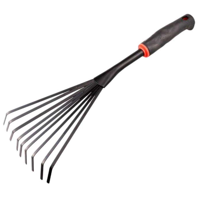 Flat Soil Rake Soil Hoe Flower Soil Rake Grass Deciduous Cleaning Rake Garden Tools