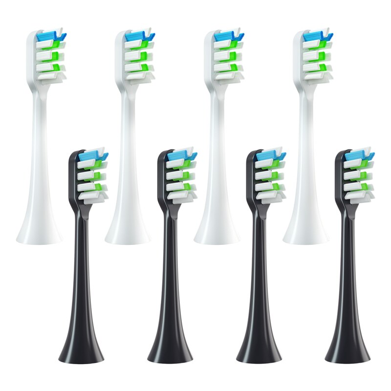 SOOCAS X3/X3U/X5 – têtes de brosse à dents pièces/ensemble, remplacement de têtes de buse de brosse à dents électrique, tête de brosse intelligente