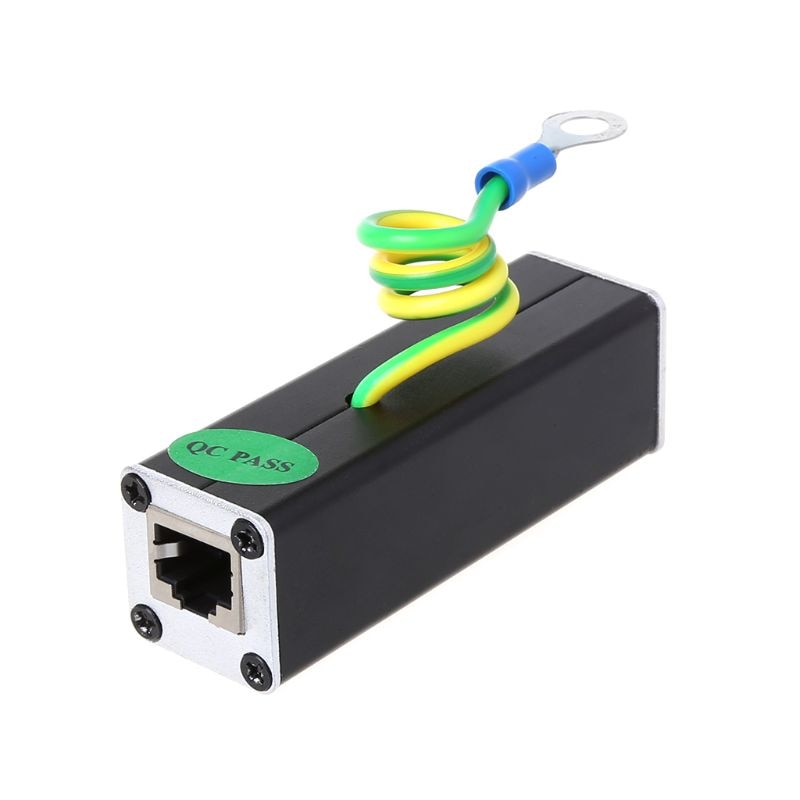 Netwerk  rj45 bewakingsapparatuur camera bliksembeveiliging overspanningsbeveiliging beschermingsapparaat bliksemafleider