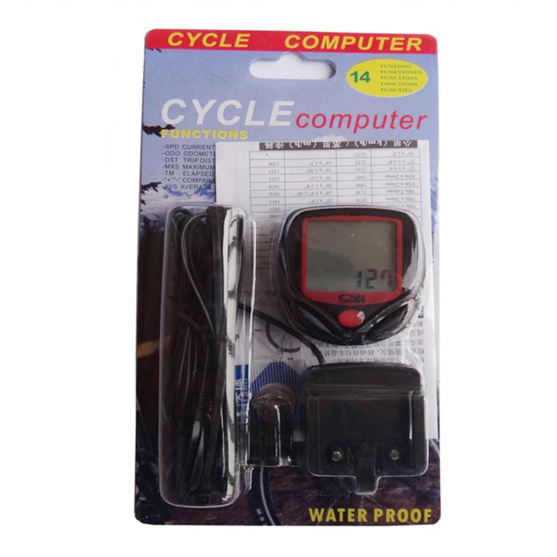 Bicycle Computer Waterproof Odometer Digital LCD Bike Computer Mileage Recording Instrument Bike Speedometer Cycling Accessories: Default Title