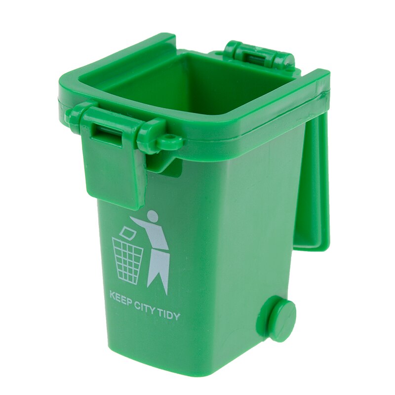 3pcs/pack Toys Trash Can Toy Garbage Trucks Cans Mini Curbside Vehicle Bin Toy