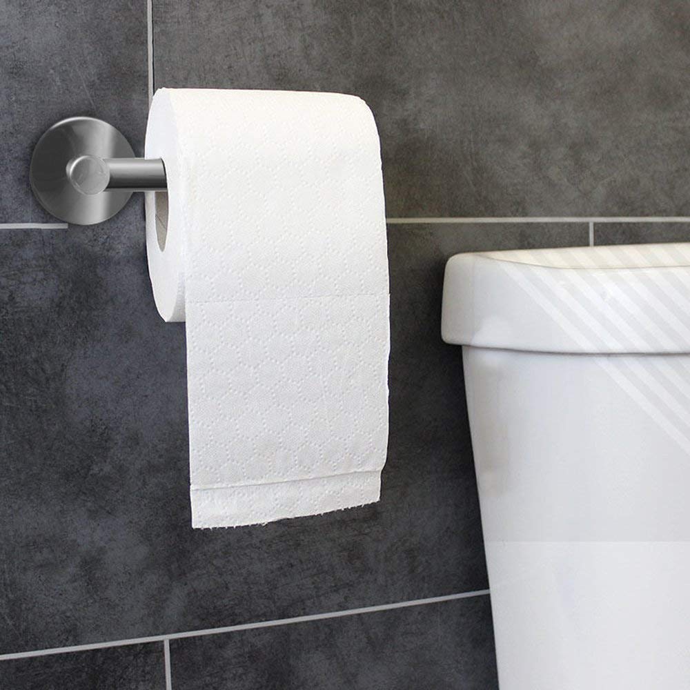 Jfbl wandgemonteerde toiletrolhouder gepolijst chroom roestvrij staal badkamer keuken papieren handdoekdispenser tissue roll hack