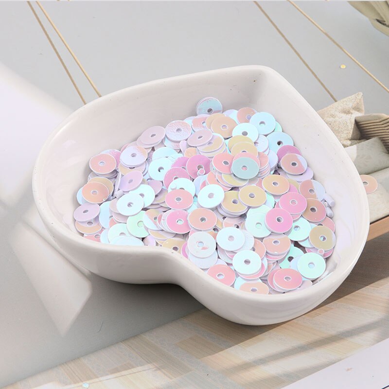 10 G/pak 4Mm-6Mm Platte Ronde Ab Kleur Losse Pailletten Pailetten Naaien Craft Diy Accessoires Voor Kleding lentejuelas Para Coser