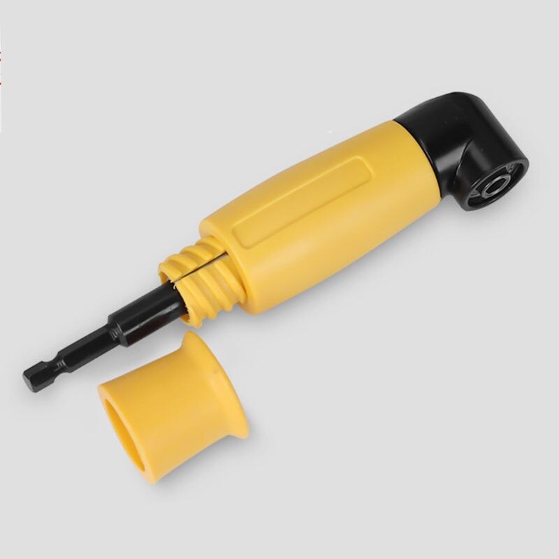 90 Degree Right Angle Drill Chuck Universal Bit Driver Corner Electric Power Cordless Adapter Screwdriver