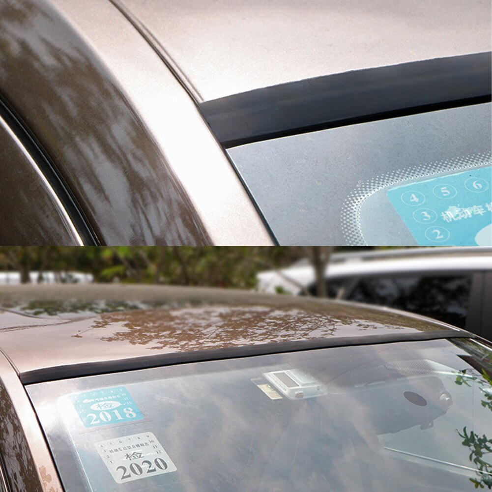 2m Car Door Rubber Strip Tape Waterproof Automotive Windshield Roof Sealing Stickers for Noise Insulation Interior Accessories