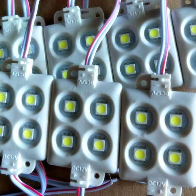 LED Module SMD 5050 4 LED DC12V Waterdicht Advertentie LED Modules Super Heldere Warm Wit Brief Verlichting