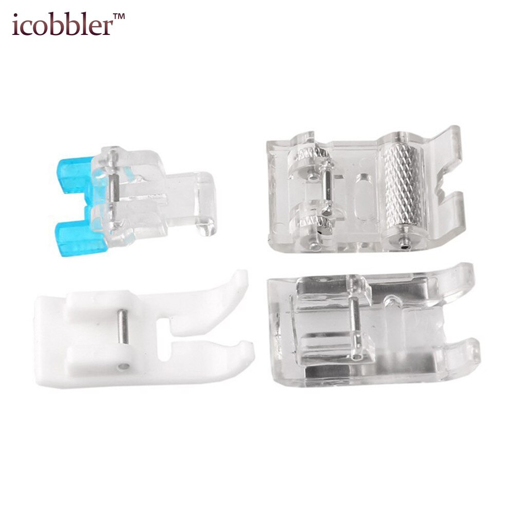 11 Pcs/Set Home Sewing Machine Accessories Presser Foot Leather Pads Blind Stitch Catcher Applique Universal Foot Zipper Sewing