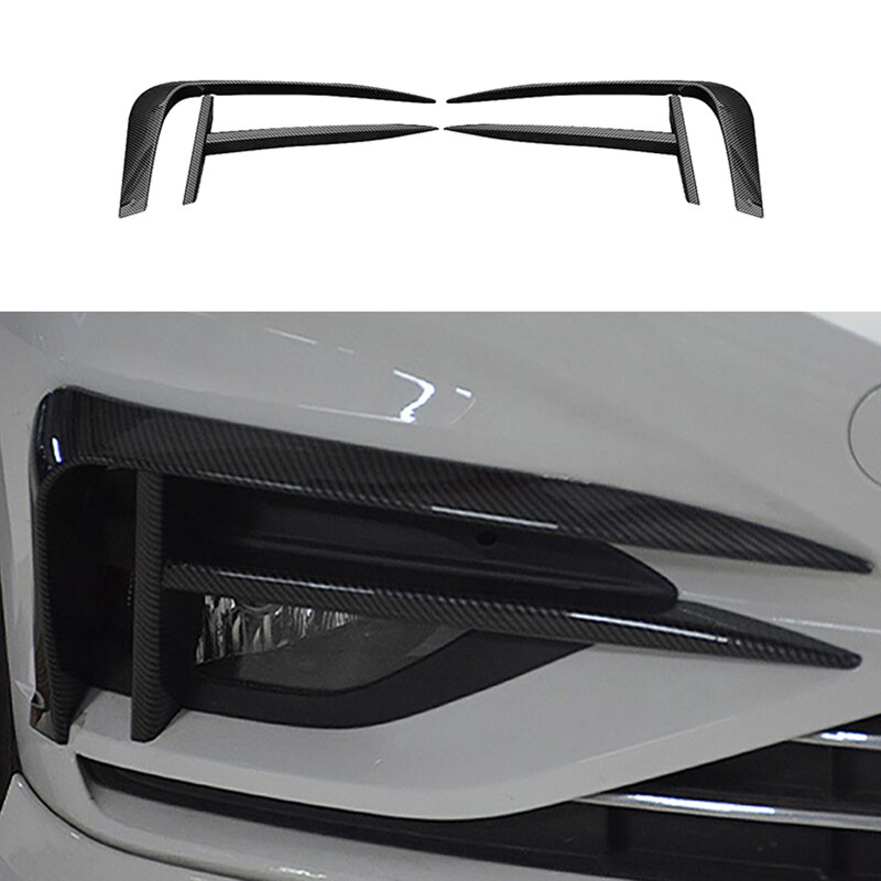 1 Pair Carbon Fiber Car Headlights Eyebrow Eyelids Trim Cover for Toyota Sienna LE SE 2011 2012 2013 2014 2015 2016 2017