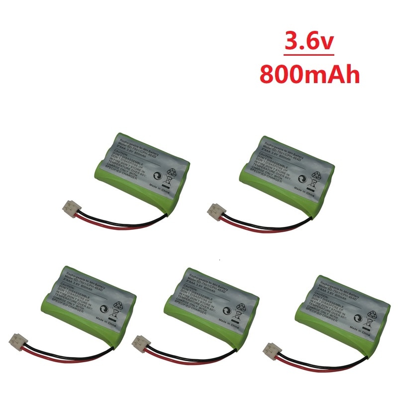 Cordless Home Phone NiMH 800mAh 3.6V Rechargeable Battery for Motorola SD-7501 V-Tech 89-1323-00-00 AT & T Lucent 27910 CPH-464D