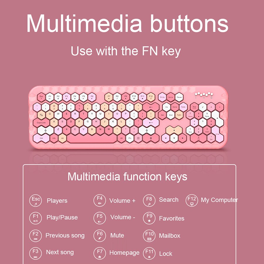 2.4G Wireless Keyboard Mouse Set For Laptop Computer PC Gamer Gaming Keyboard Mouse Mice Slient Button Computer Keypad