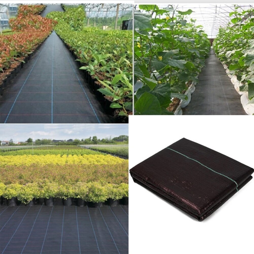 1-3m Agricultural Anti Grass Cloth Black Plastic Mulch Film Thickness Garden Weeding Control Fabric Degradable Weeding Cloth