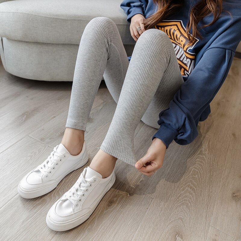 Pregnant Women Fall And Winter Clothes Leggings for Pregnant Woman Low-Rise Pregnant Women Pants Maternity Pants Brushed