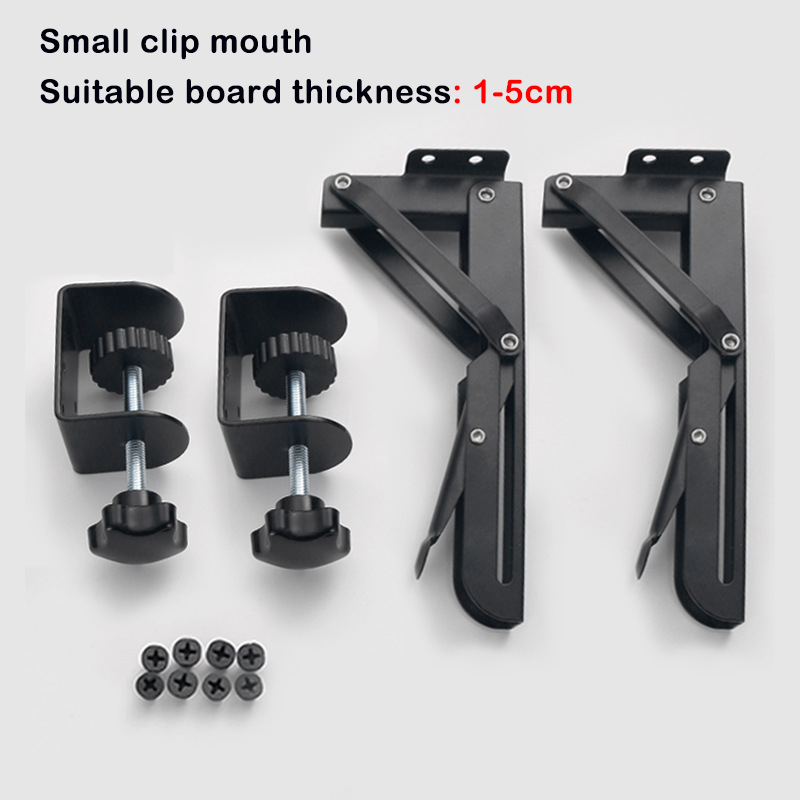 clip per vassoio per tastiera Supporto per estensione da scrivania Tappetini per topo ergonomici fai da te regolabili in altezza Robusto sotto la scrivania per accessori per computer portatile: bianca