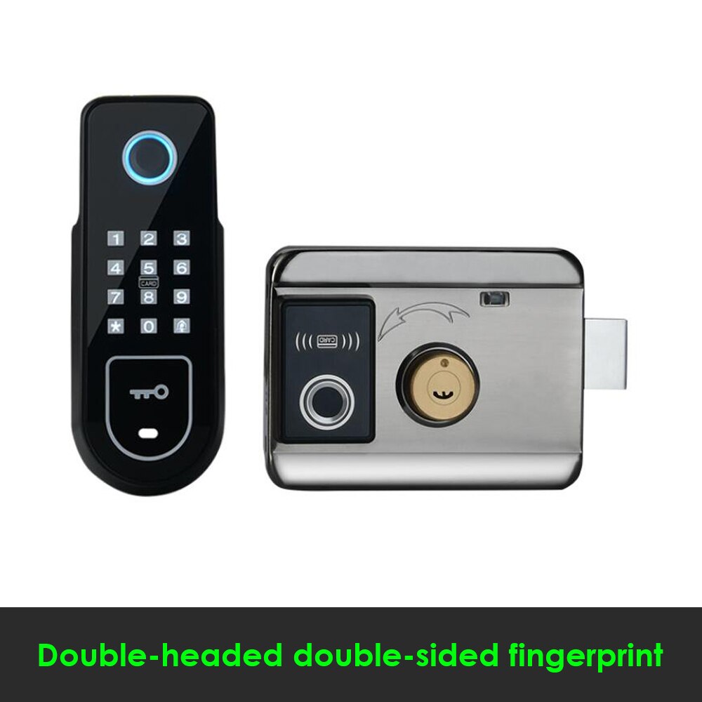 Hide Key Digital Keypad Door Lock Fingerprint Lock Remote Control Lock Keyless Door Lock Easy install 13.56Mhz IC card: type 3