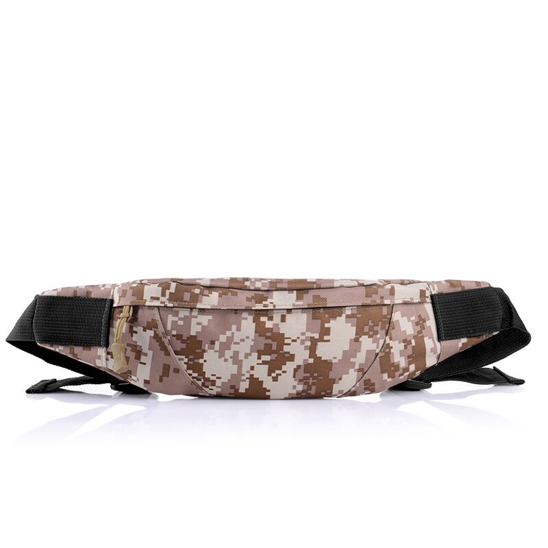 Sport Casual Heuptas Multifunctionele Waterdichte Telefoon Tas Mannen en Vrouwen Running Travel Camo Borst Zak