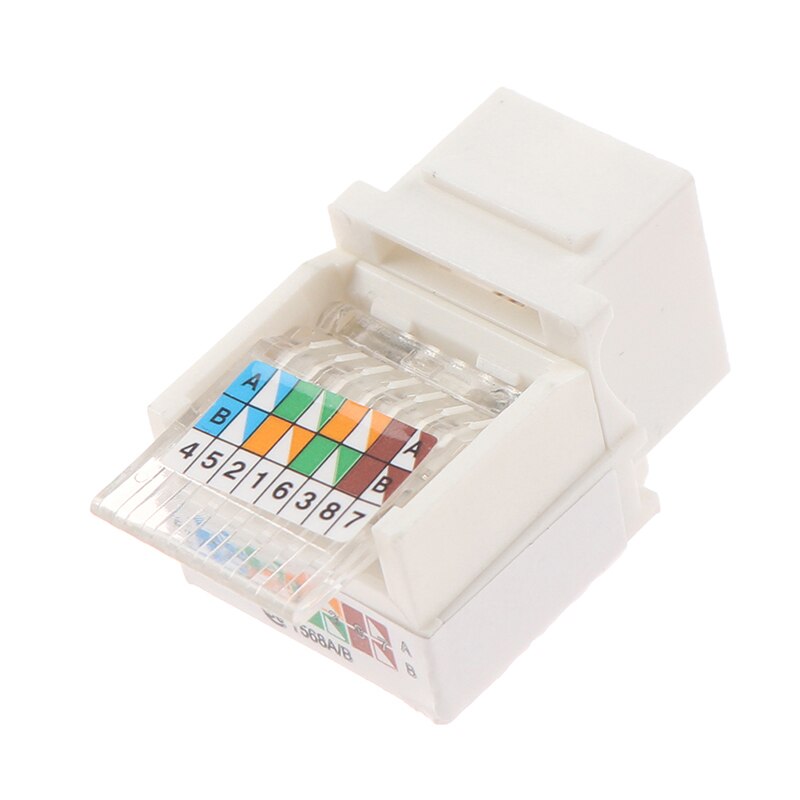 5pcs CAT5E UTP Network Module Tool-free RJ45 Connector Cable Adapter For AMP