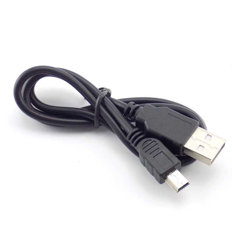 Mini USB 2.0 A mannelijk naar Mini 5-pins mannelijk B-connector Datasynchronisatie Oplaadkabel Snoeradapter verlenging Laadsnoer Lijndraden