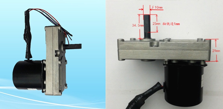 60KTYZ AC permanent magnet synchronous gear motor / oven greenhouse rotary motor 1 turn