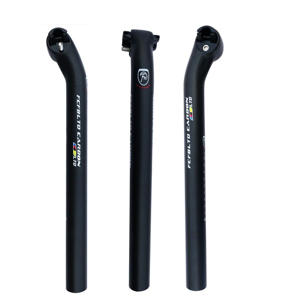 Tige De Selle Carbone Pour Vélo - 31,6x400 Mm - Réglable Route/VTT