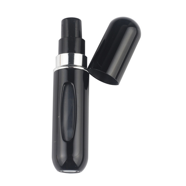 5ml Portable Mini Aluminum Refillable Perfume Bottle With Spray Empty Cosmetic Containers With Atomizer For Traveler: 8