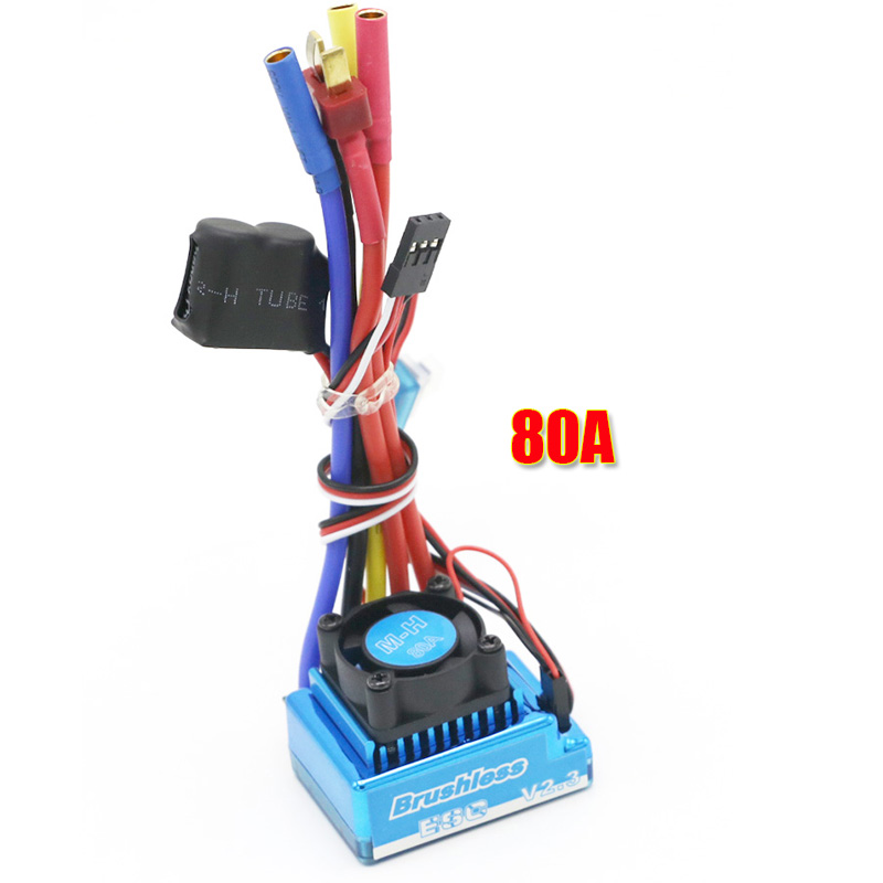 RC Motor 3650 3100KV / 3900KV / 4300KV / 5200KV Brushless Motor & 45A 60A 80A 120A ESC Combo for 1/ 8 1/10 RC Car RC Boat Part