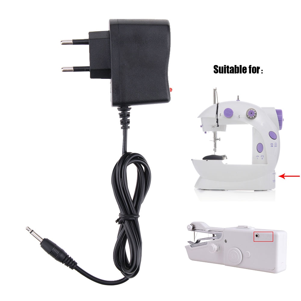 Handheld Elektrische Naaimachine EU Plug Power Adapter Input 100-240V AC 50/60Hz 6V 1A AC/DC Power Adapter voor Stitch Machine